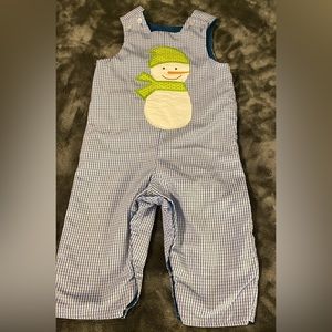 Bailey Boys reversible snowman/fox longall size 12m